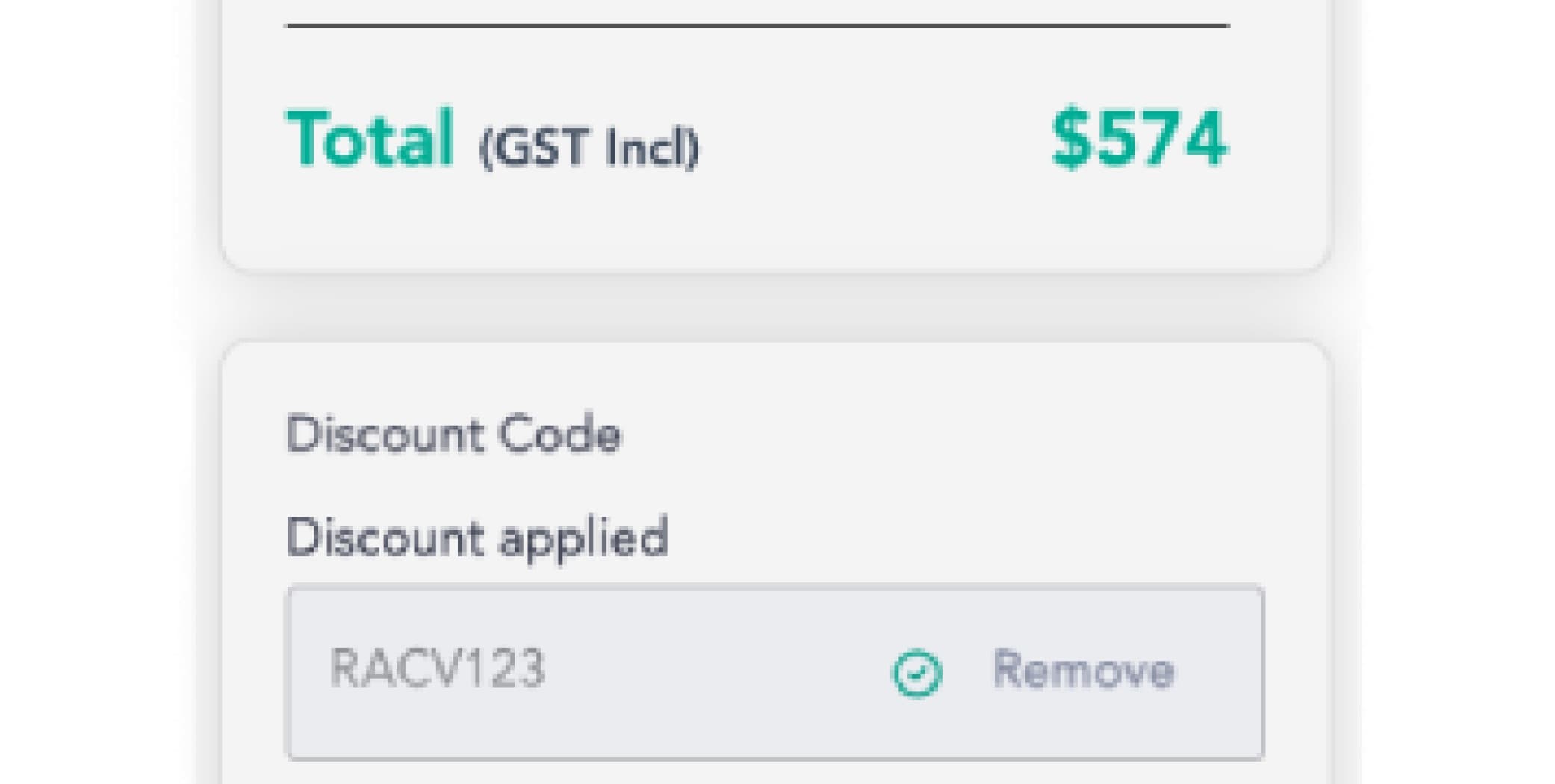 Enjoy your discount
