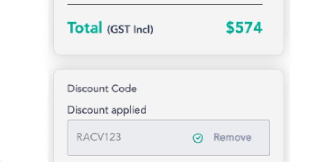 Enjoy your discount