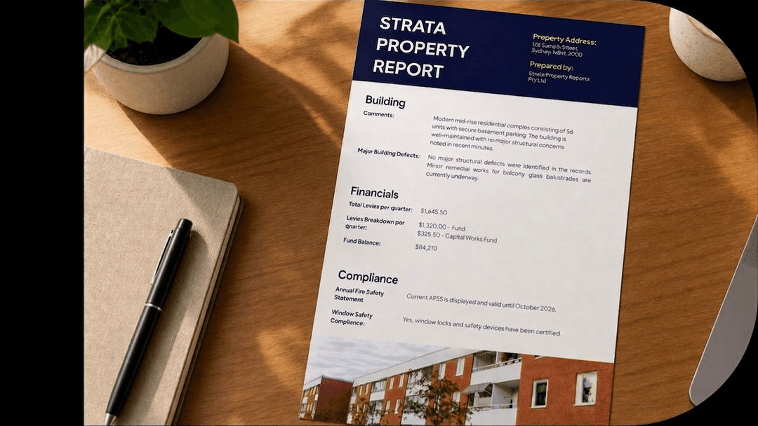 Strata Documents Strata Inspection Reports | Before You Buy